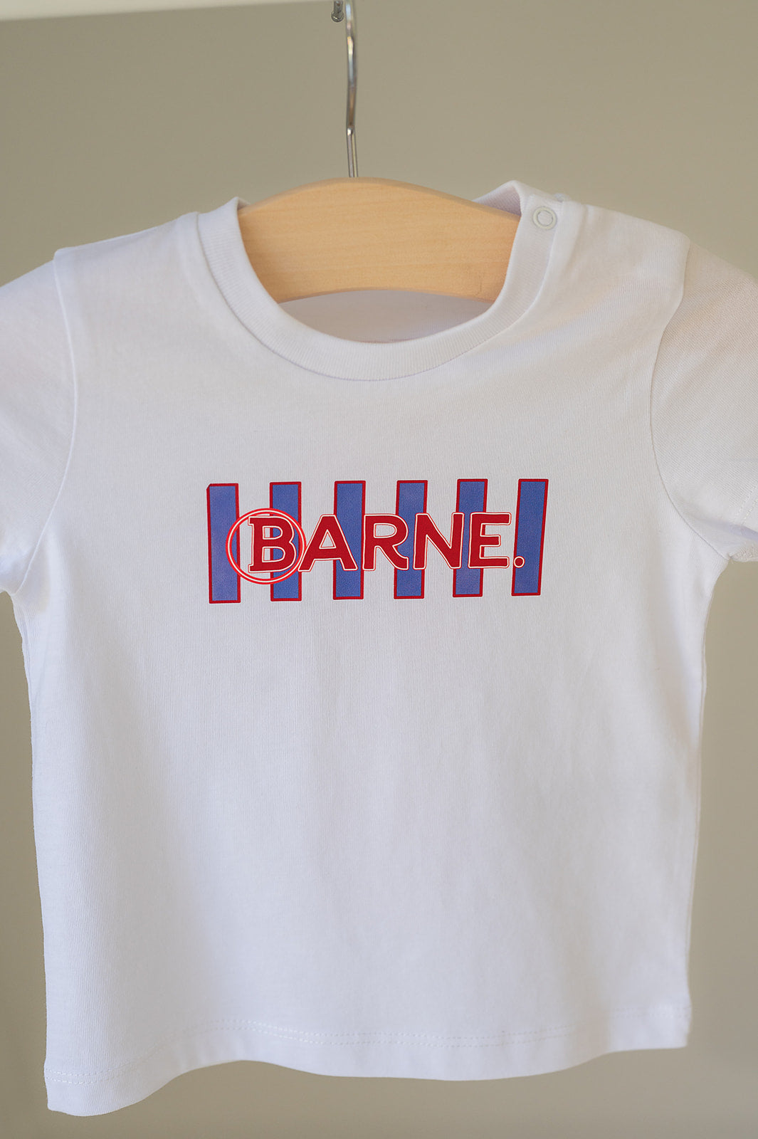 Barne B’s & Stripes Blue SS Tee