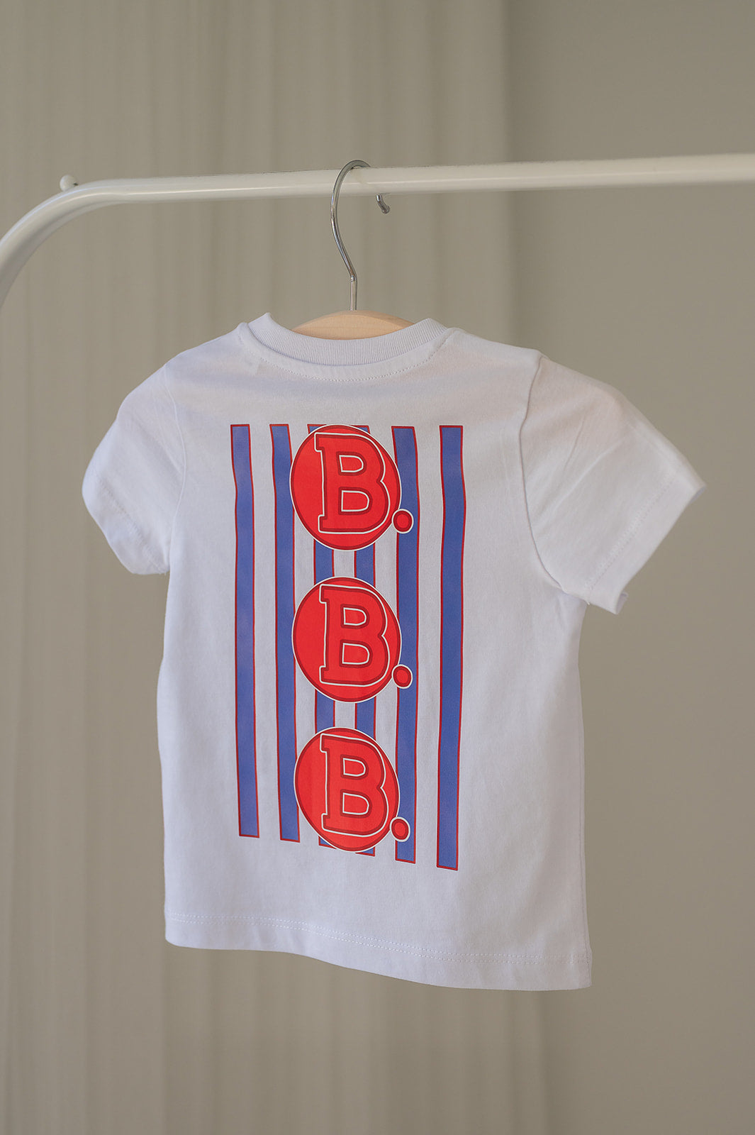 Barne B’s & Stripes Blue SS Tee