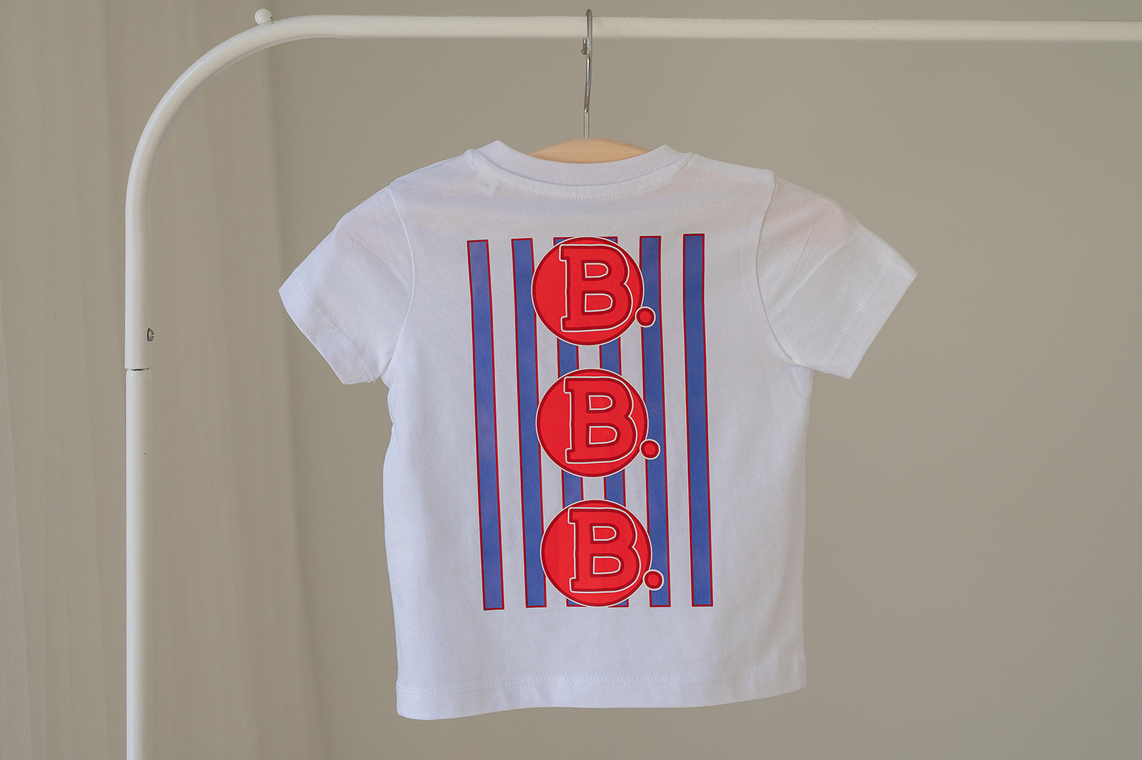 Barne B’s & Stripes Blue SS Tee