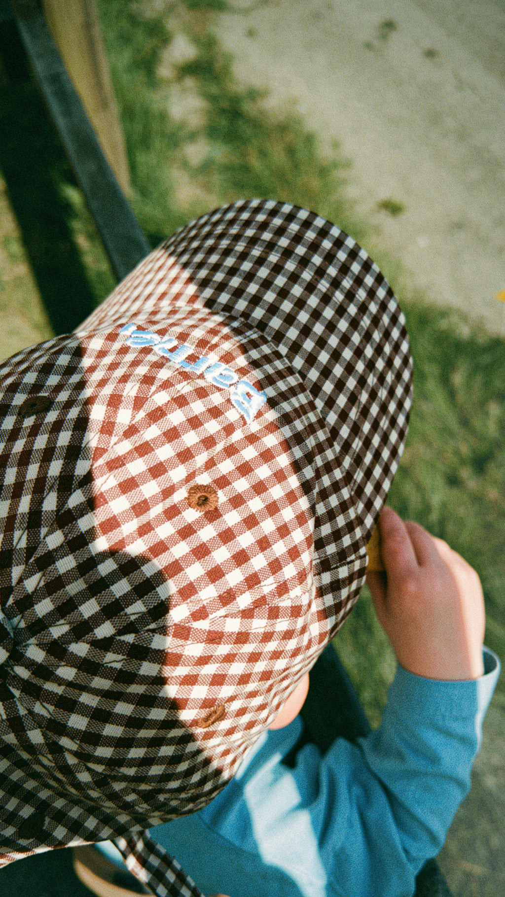 Barne Gingham Cap