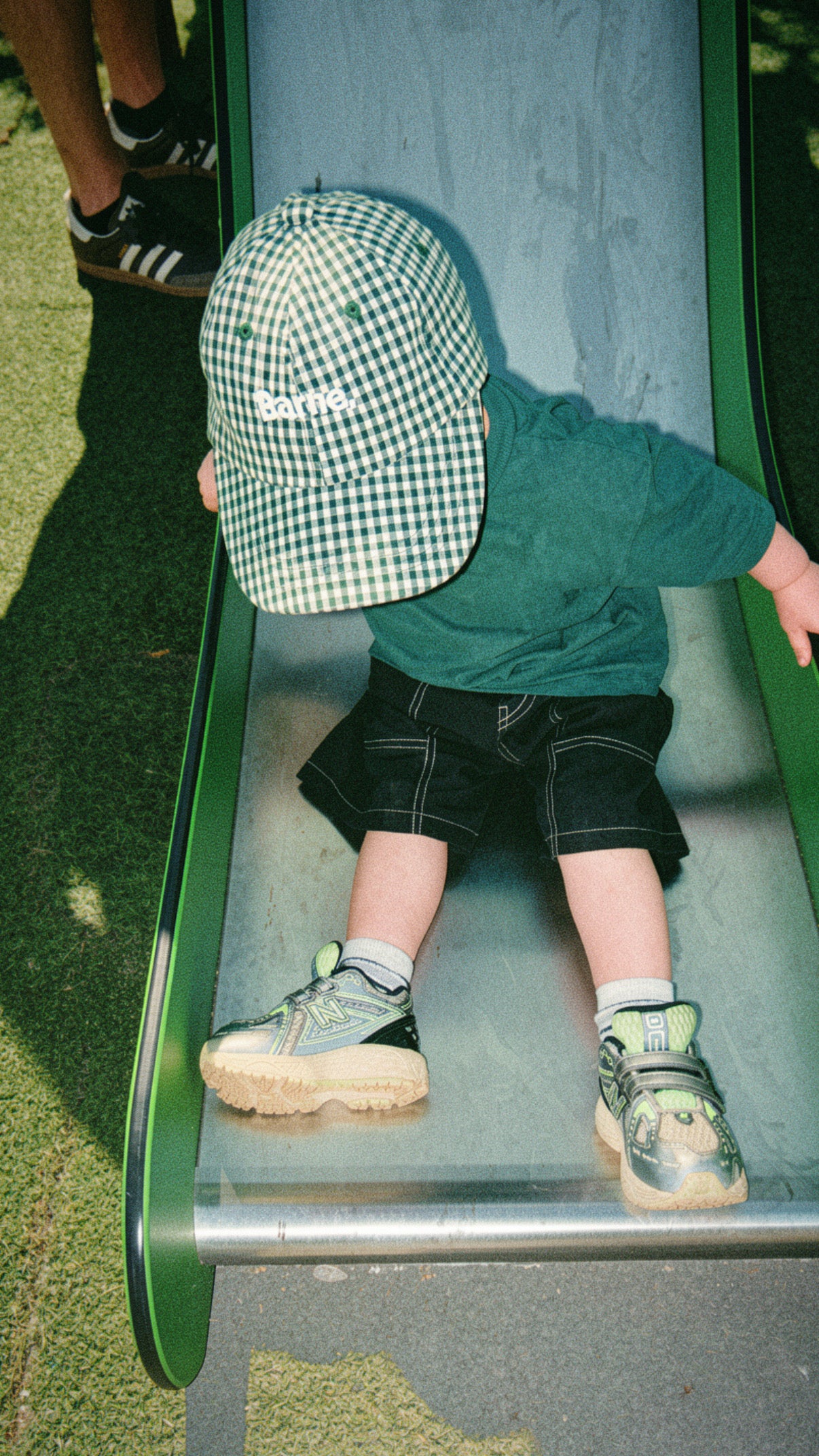 Barne Gingham Cap