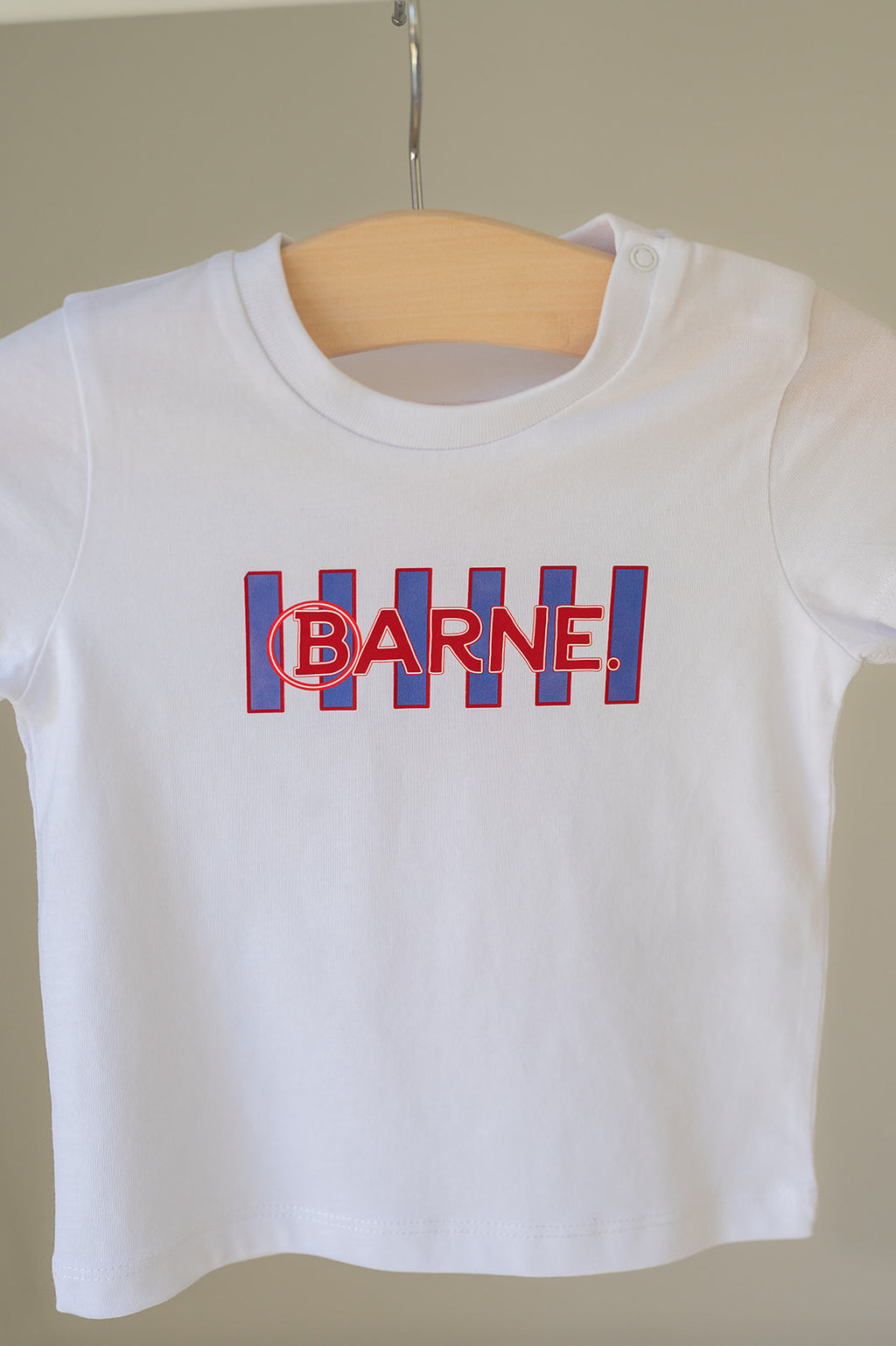 Barne B’s & Stripes Blue SS Tee