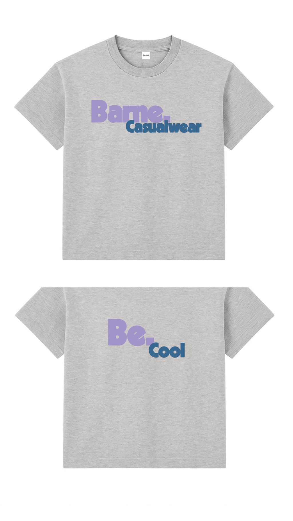 Barne Be Cool Purple/Navy Tee