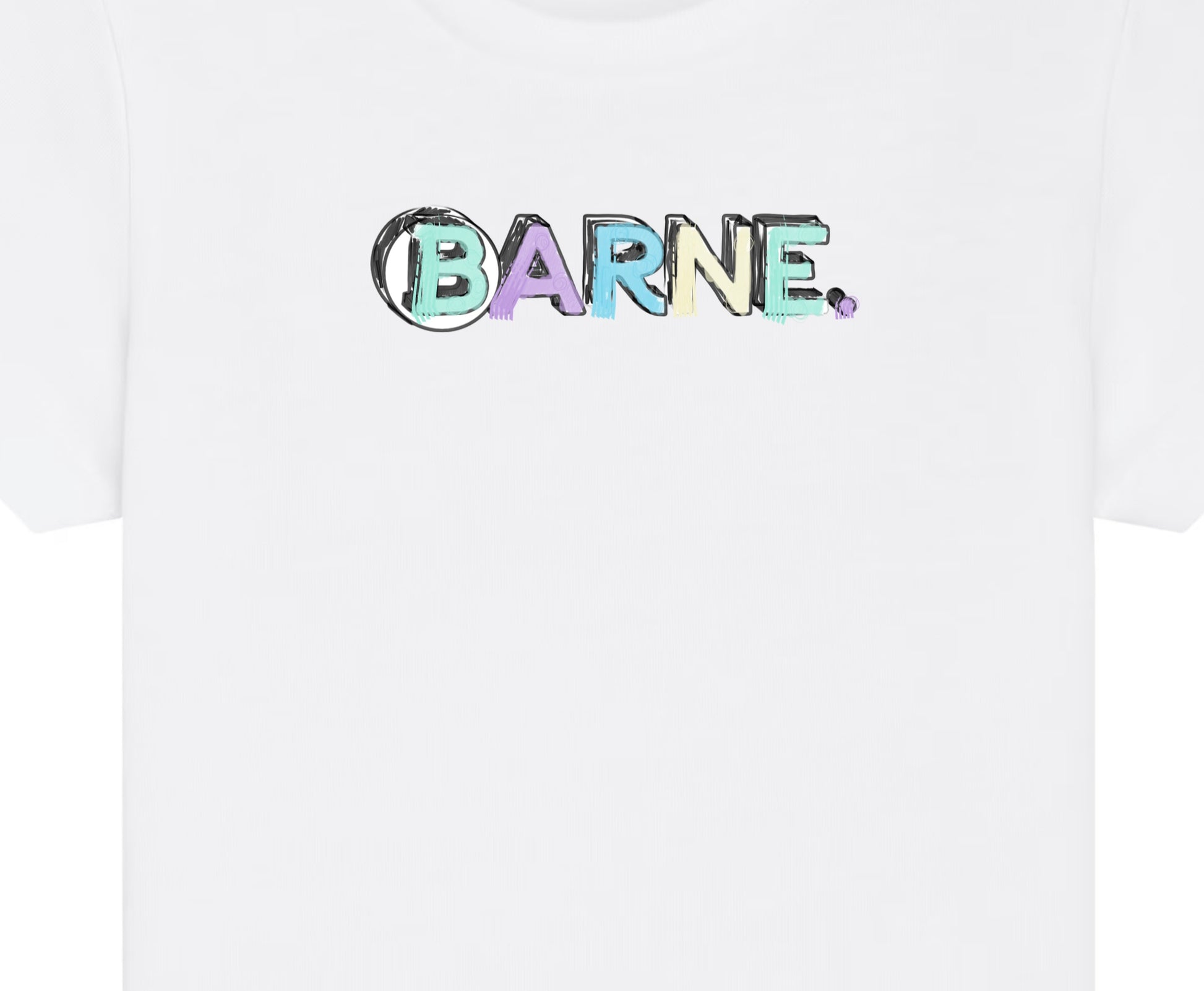 Barne Watercolour Doodle SS Tee