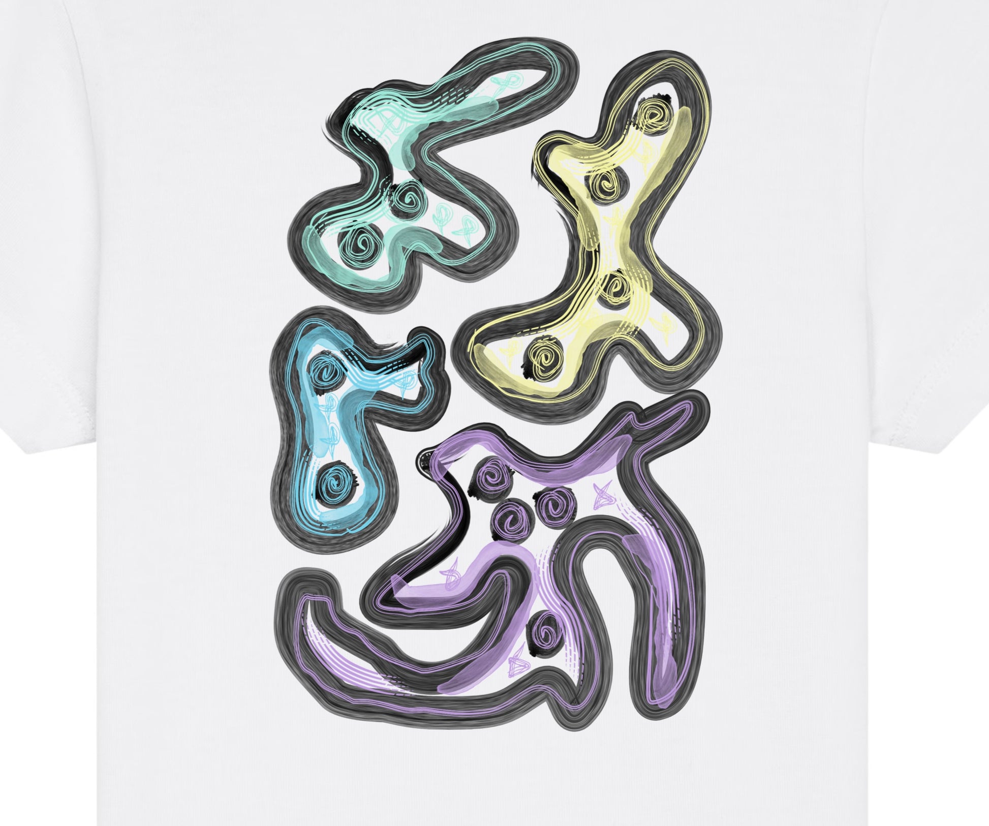 Barne Watercolour Doodle SS Tee