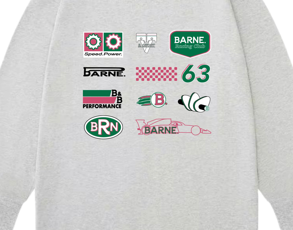 Barne LS Racer Pink Tee