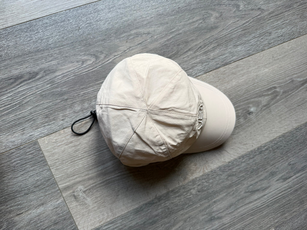 Barne Emblem Nylon Cap - Off White