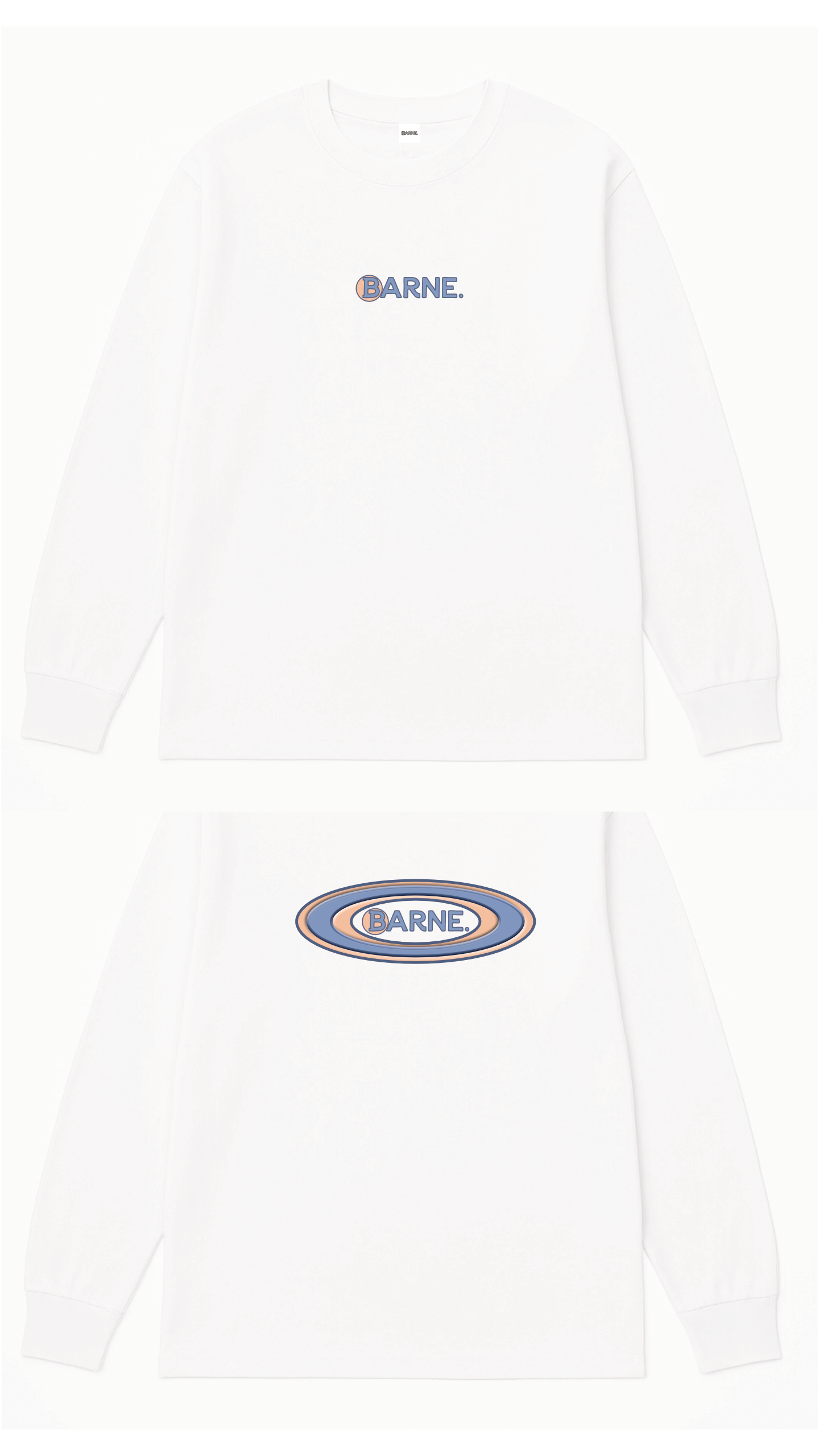 Barne LS Original Blue Tee