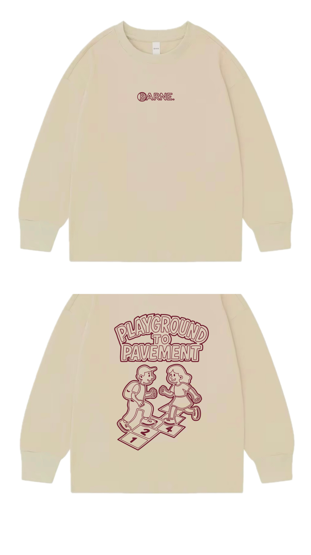 Barne LS Playground To Pavement Tee