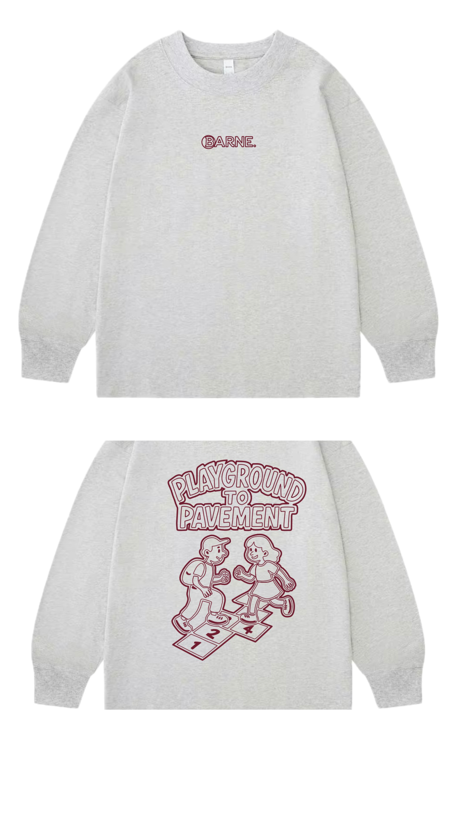 Barne LS Playground To Pavement Tee