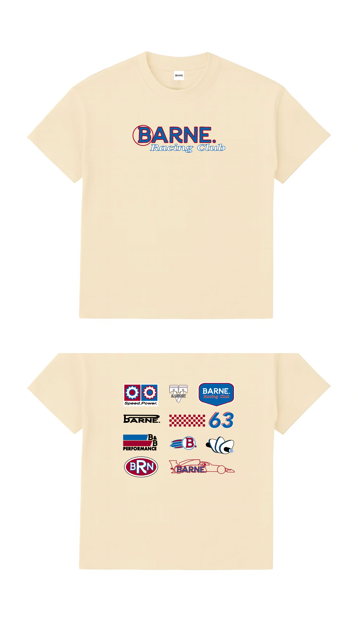 Barne Racer Blue Tee