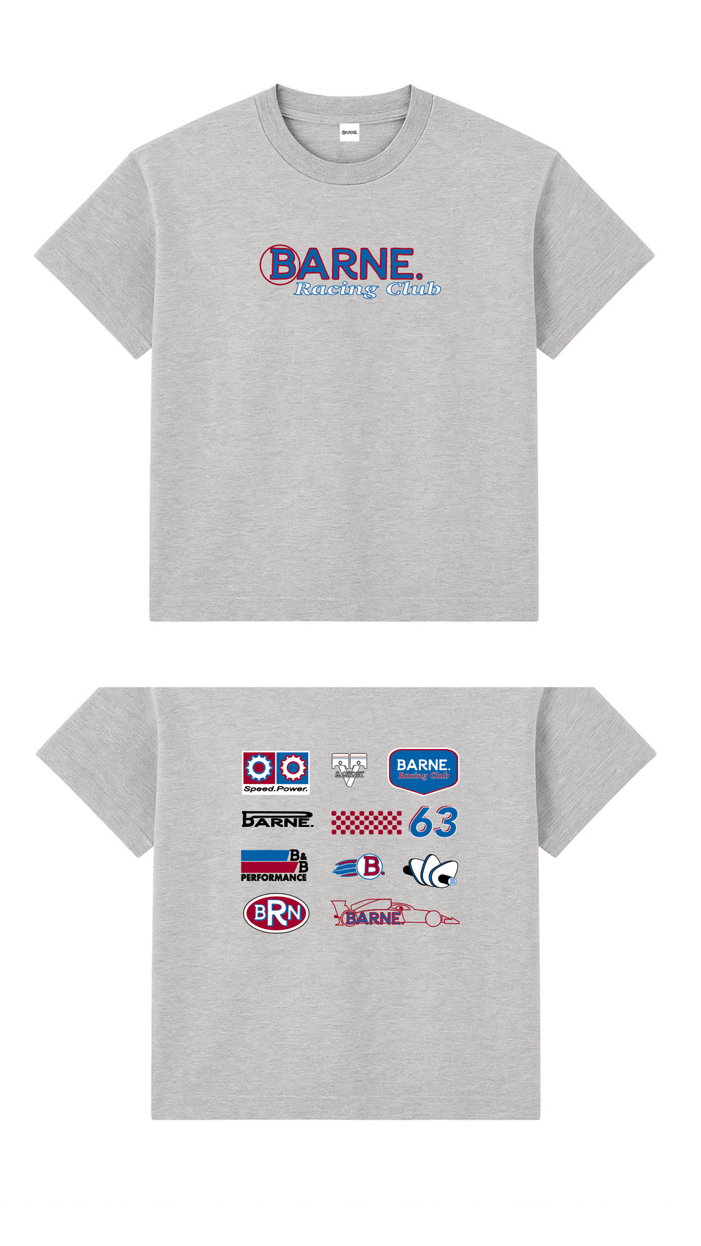 Barne Racer Blue Tee