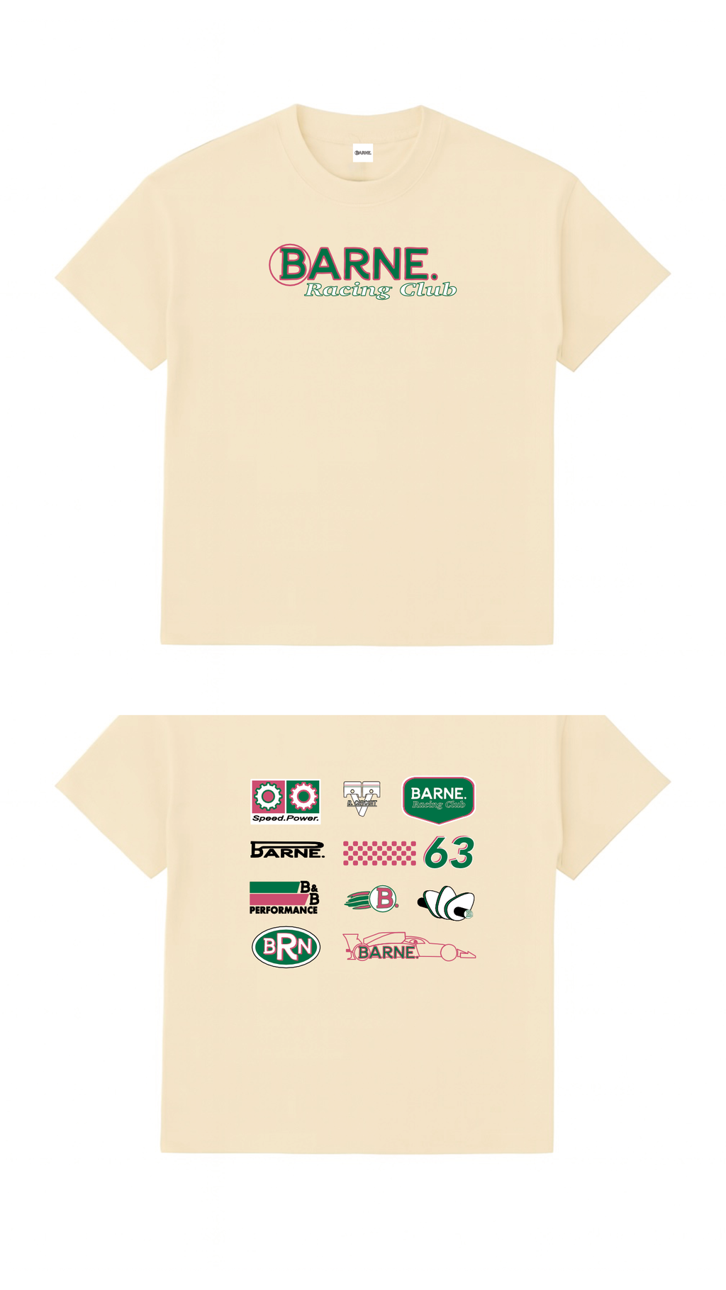 Barne LS Racer Pink Tee