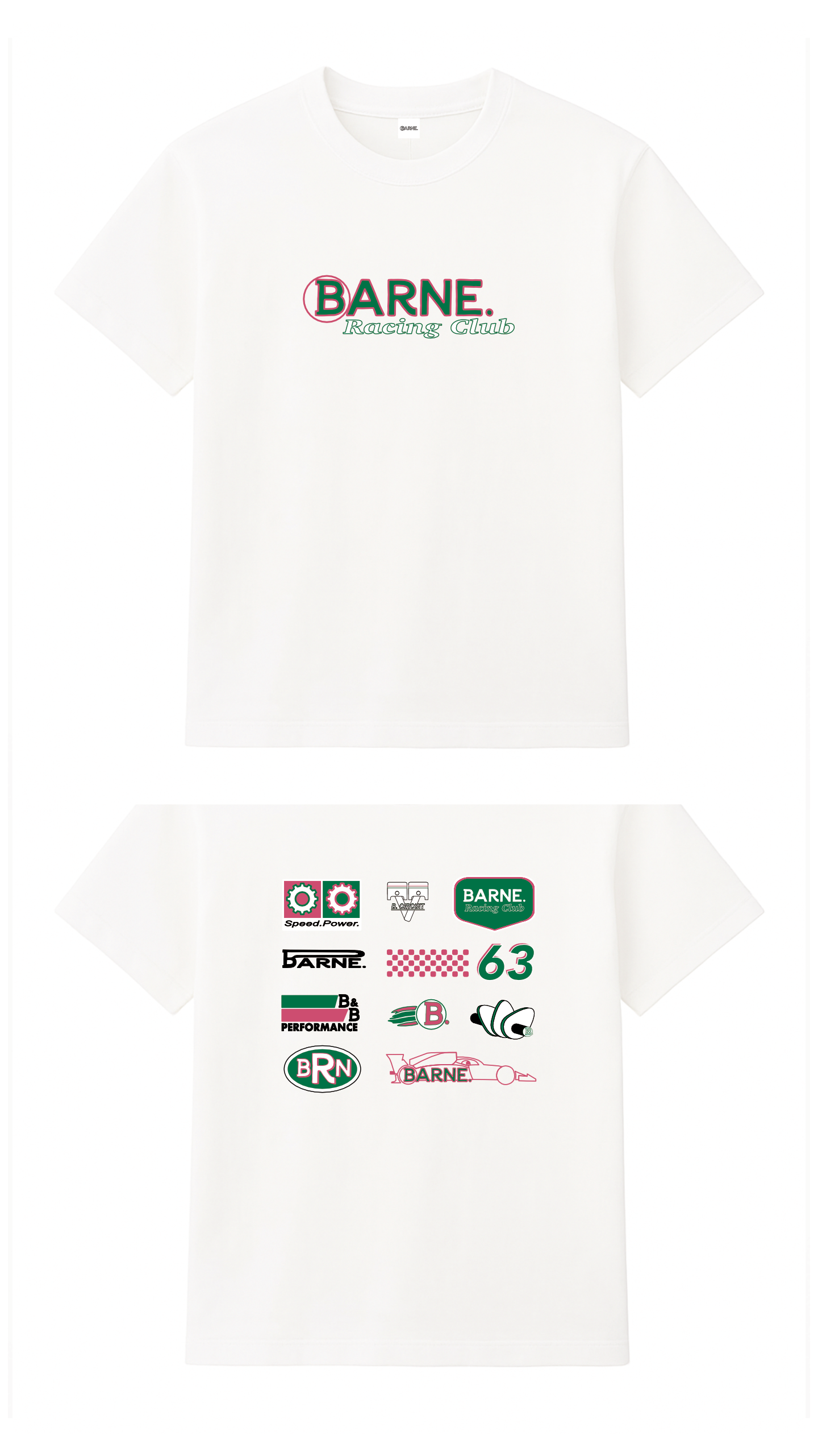 Barne LS Racer Pink Tee