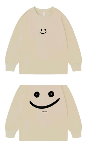 Barne LS Smiley Tee