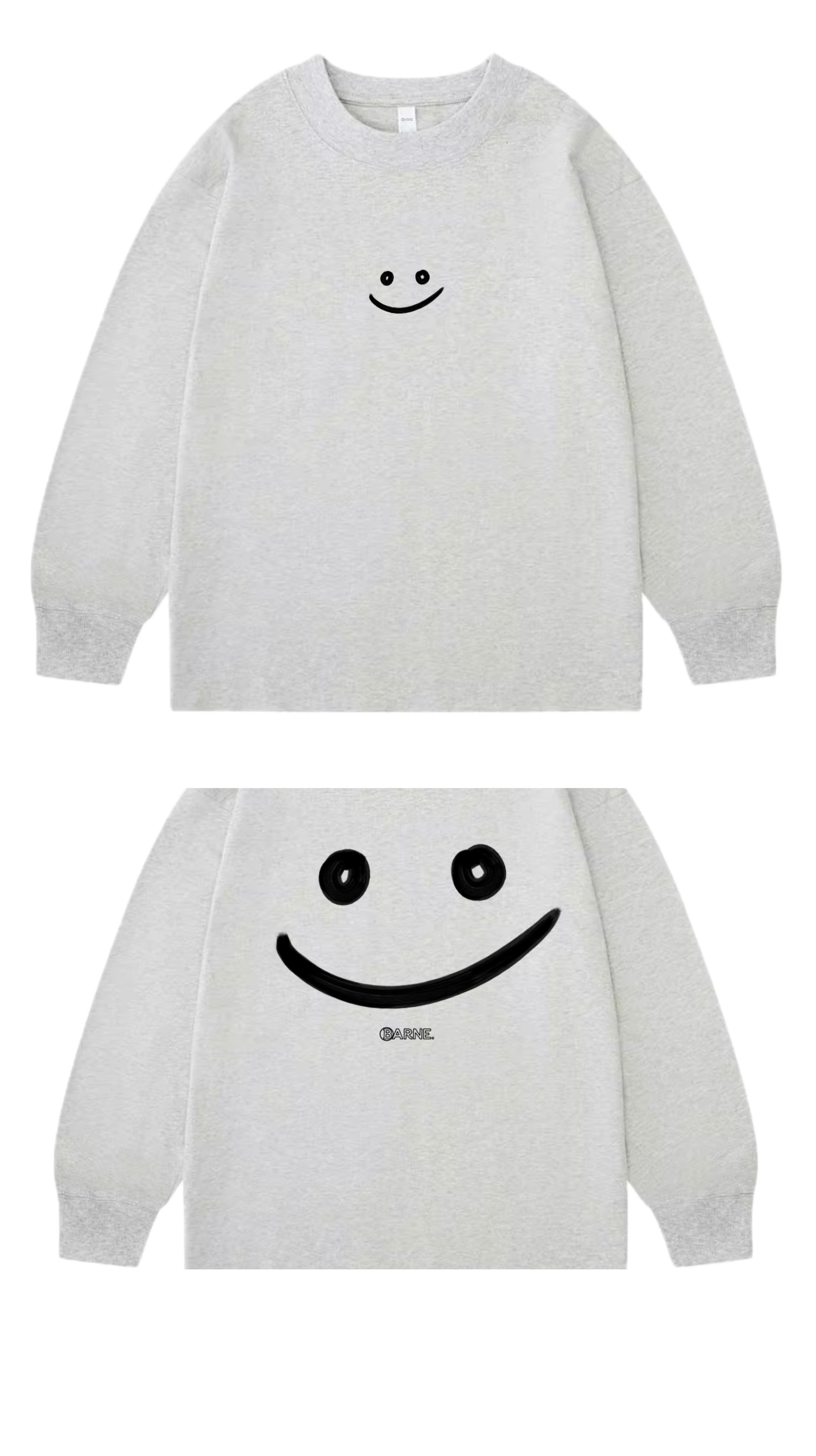 Barne LS Smiley Tee