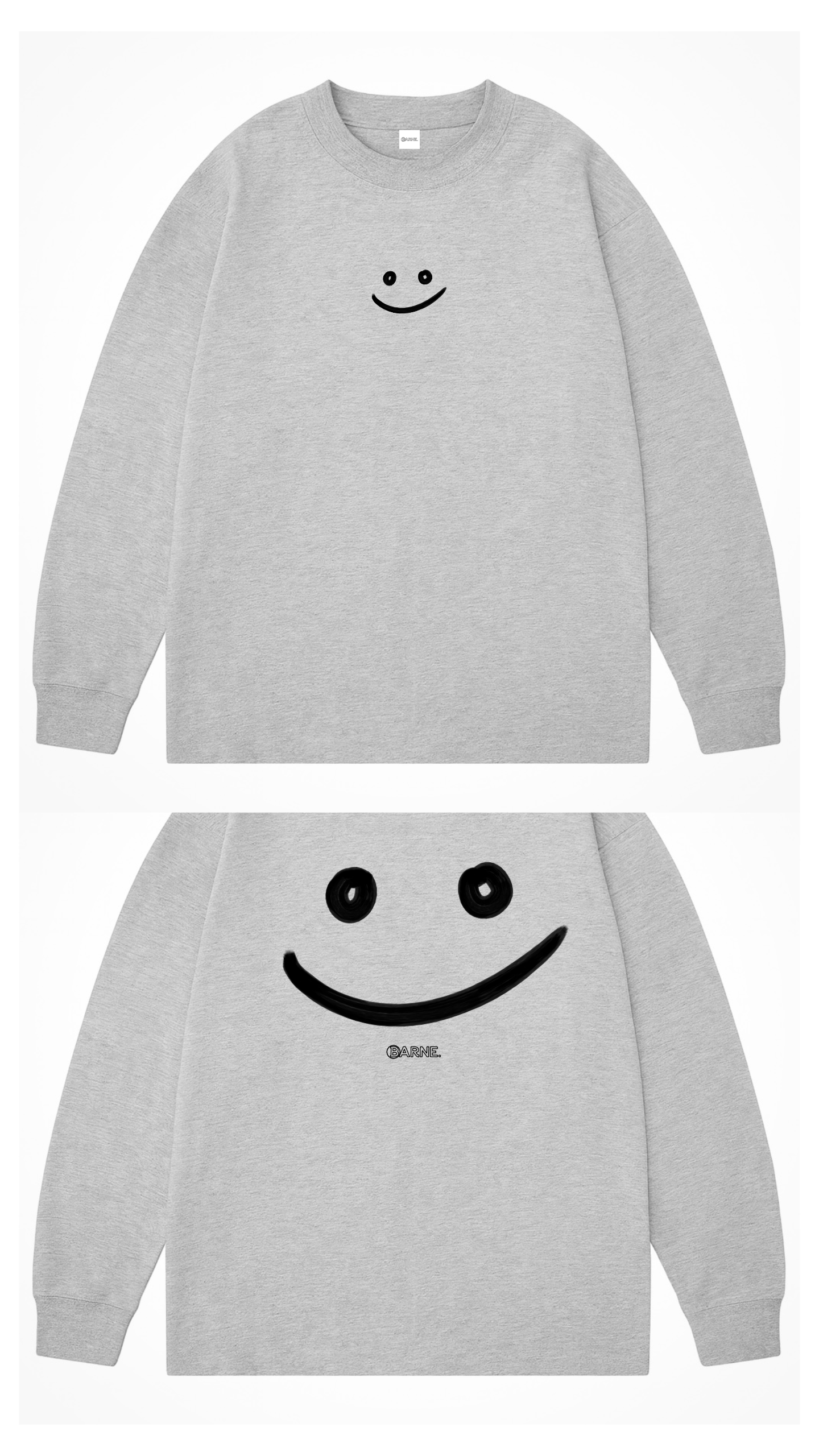 Barne LS Smiley Tee