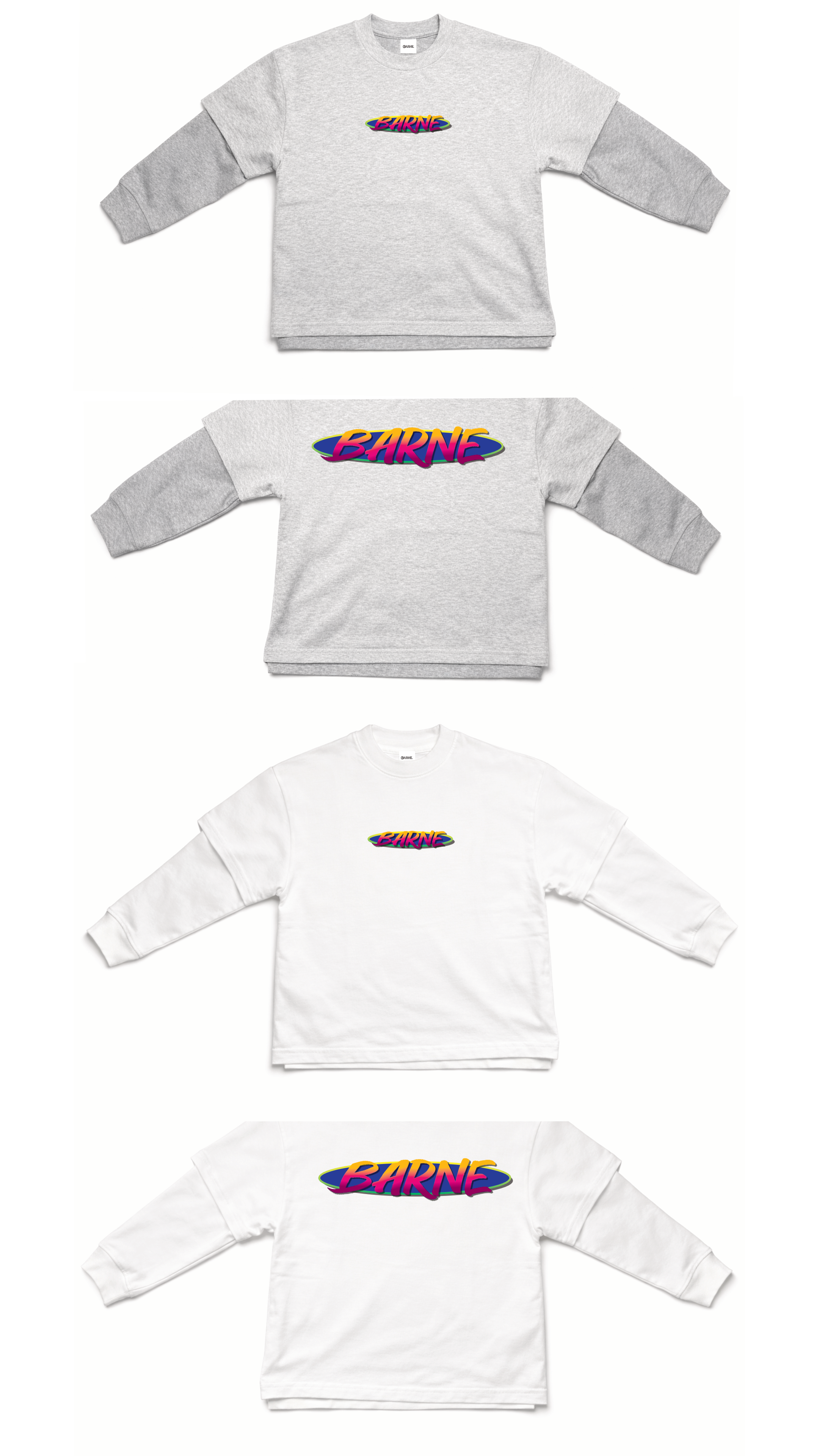 NEW Barne Double Up Layered Tee Pack