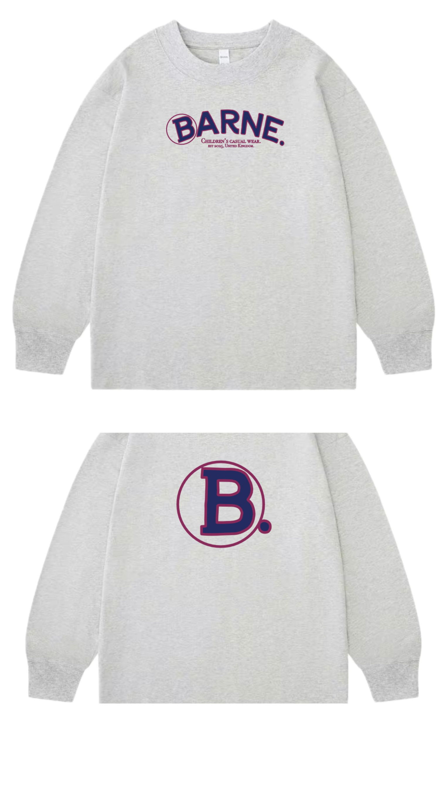 Barne LS Varsity Maroon Tee