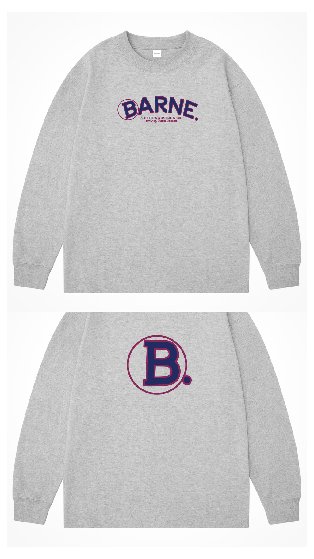 Barne LS Varsity Maroon Tee